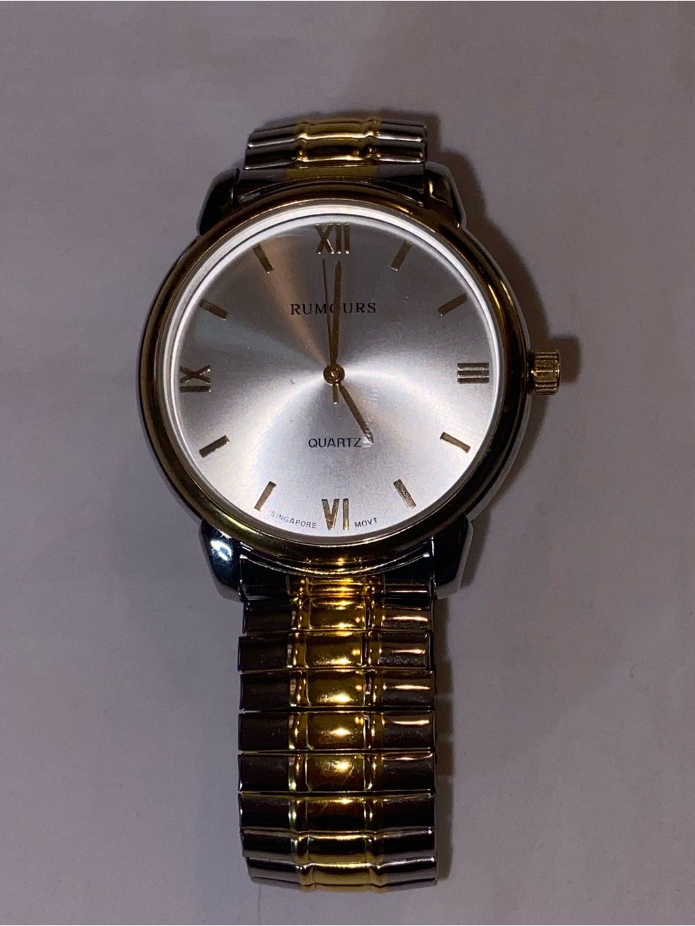 Rumours Two-Tone Gold and Silver Men’s Quartz Dress Watch